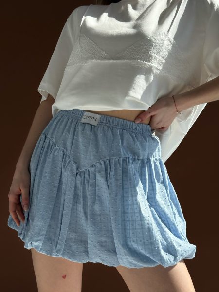 Fustă-pantaloni scurtă albastră